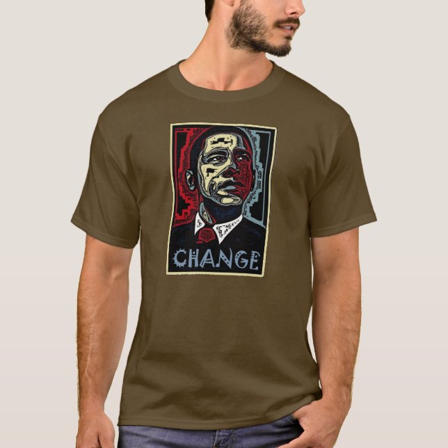 Obama ändring tee shirt (Framsida)