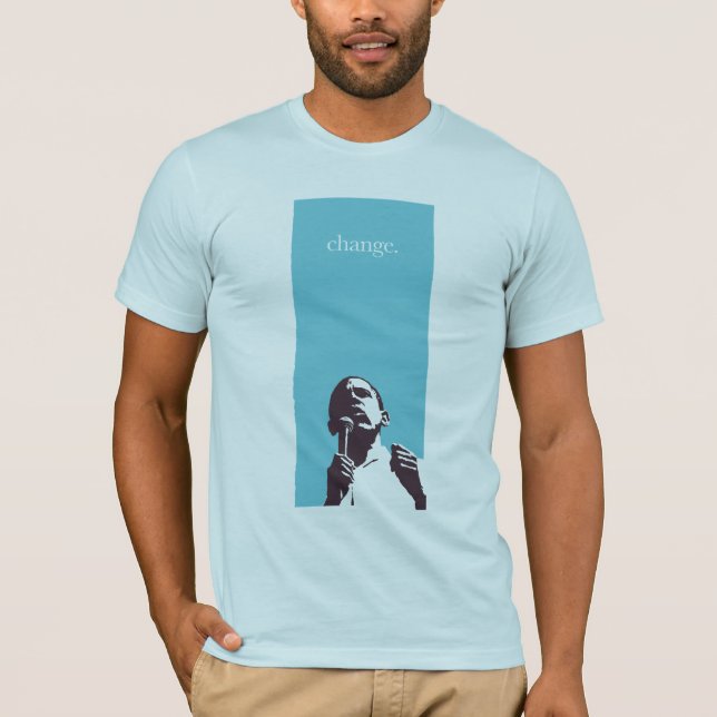 Obama ändring tee shirt (Framsida)