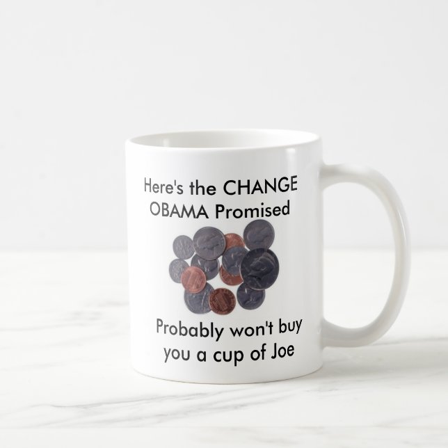 Obama ändringsmugg kaffemugg (Höger)