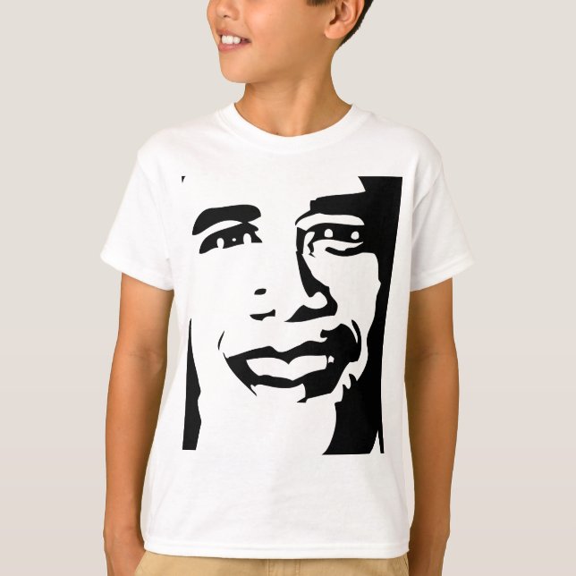 OBAMA Ansikte-it! Tee Shirt (Framsida)