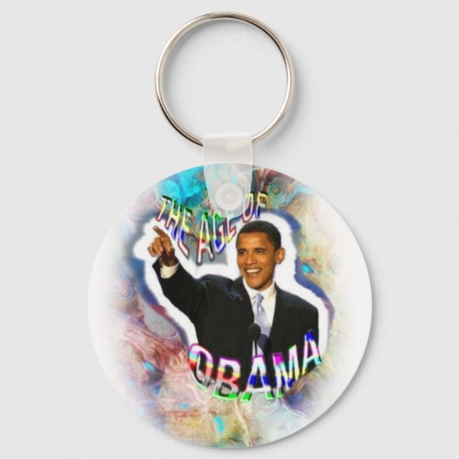 Obama Aquarius Nyckelring (Framsida)