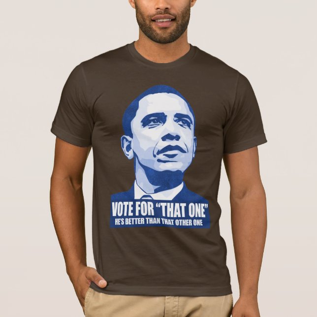 Obama är den en T-tröja Tee (Framsida)
