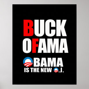 OBAMA ÄR DEN NYA O.JEN POSTER