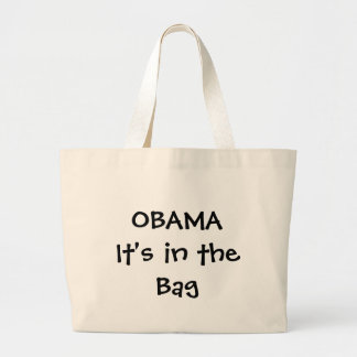 OBAMA är det i hänga lös Jumbo Tygkasse