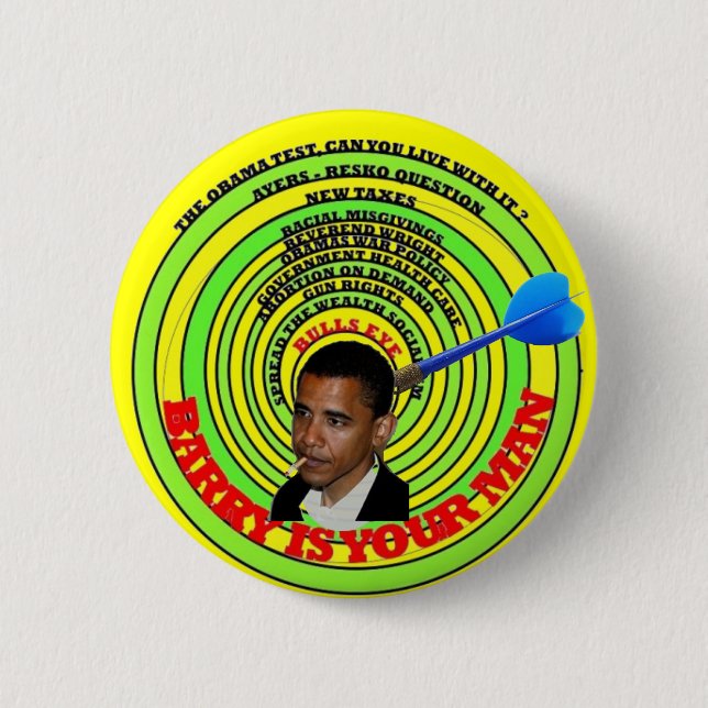 obama är din man knapp (Framsida)