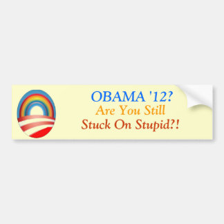 Obama? Är du stillbilden som klibbas på dumt?! Bildekal