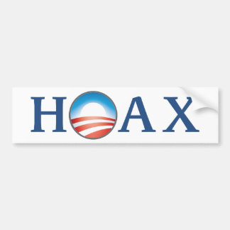 Obama är en HOAX Bildekal
