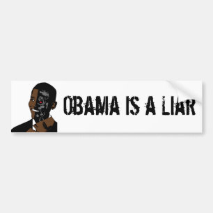 obama är en liar bildekal