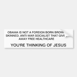 OBAMA ÄR INTE JESUS BILDEKAL