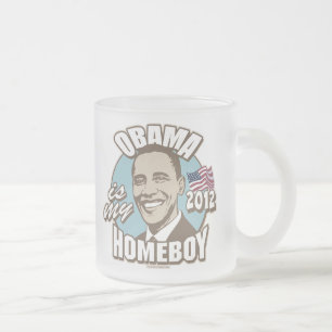 Obama är min Homeboy 2012 utrustar Frostad Glasmugg