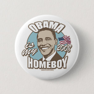 Obama är min Homeboy som bruntet knäppas Knapp