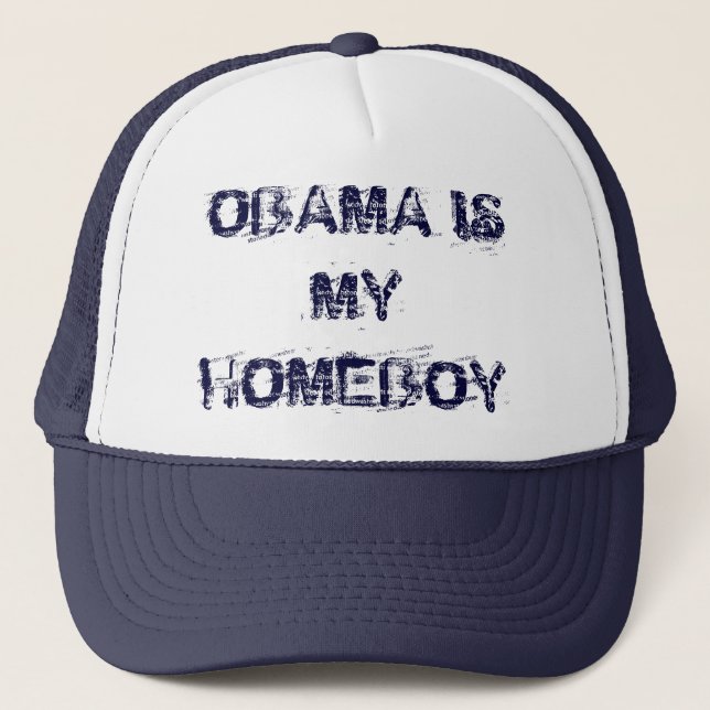 OBAMA ÄR MIN HOMEBOY TRUCKERKEPS (Framsida)