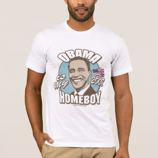 Obama är min Homeboybruntskjorta Tee