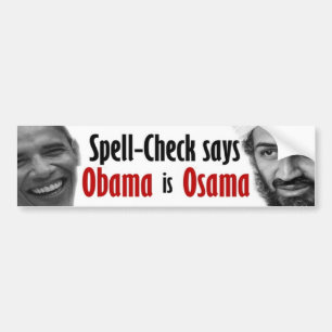 Obama är Osama Bildekal