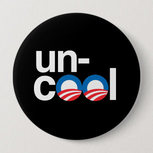 OBAMA ÄR UNCOOL KNAPP