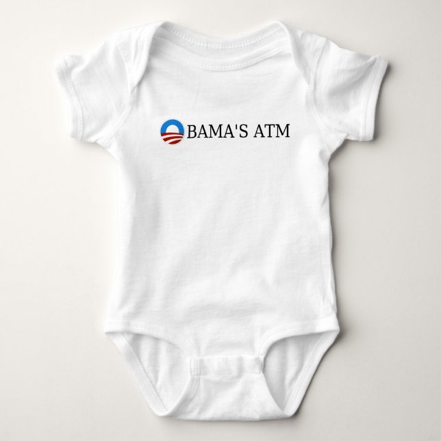 Obama ATM spädbarnranka Tröja (Framsida)