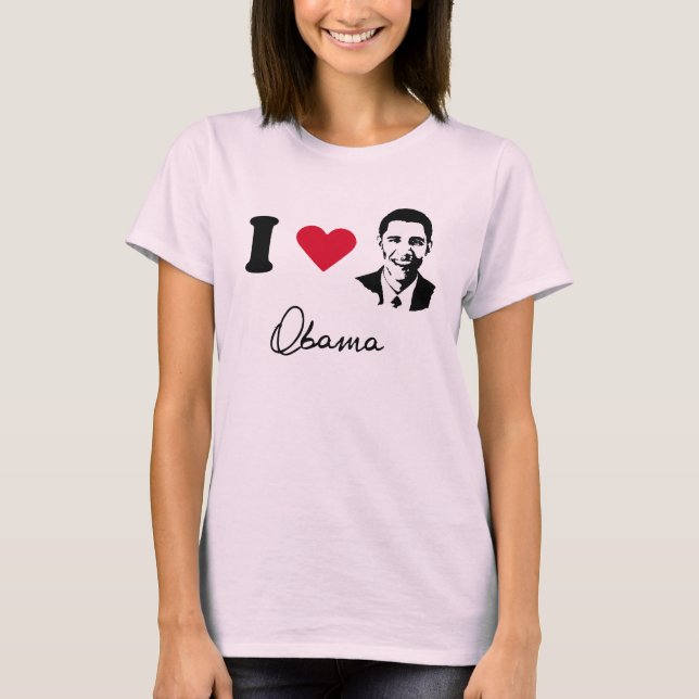 OBAMA AUTOGRAPH T SHIRT (Framsida)