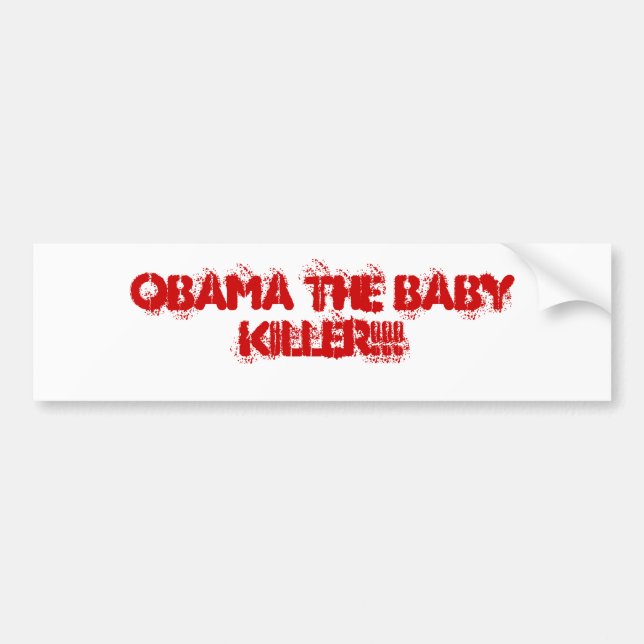 OBAMA BABYMÖRDARE!!! BILDEKAL (Framsidan)