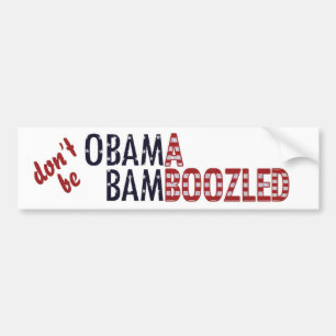 Obama Bamboozled - skräddarsy Bildekal