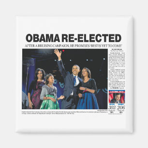 Obama Beträffande-Valde magneten Magnet