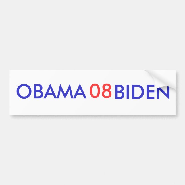 Obama-Biden 08 bildekal (Framsidan)