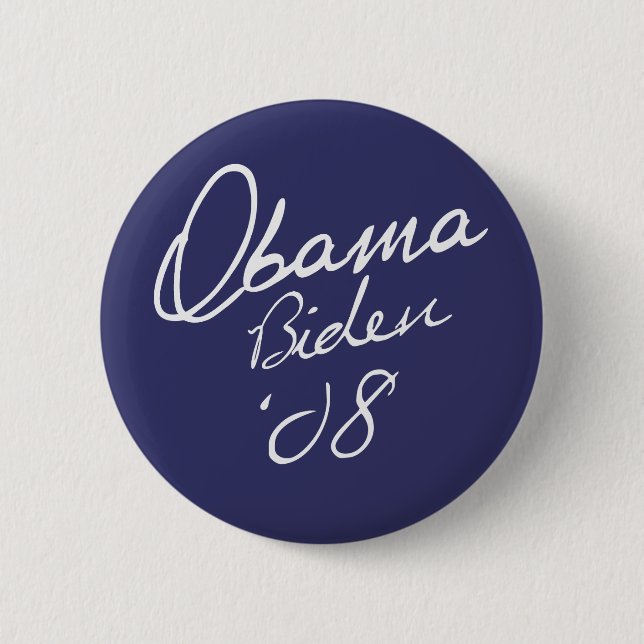 Obama Biden "08 Button Knapp (Framsida)