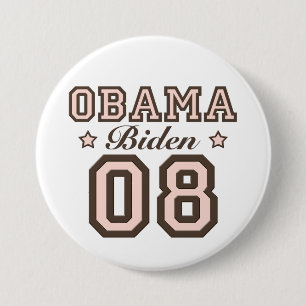 Obama Biden 08 knäppas Knapp