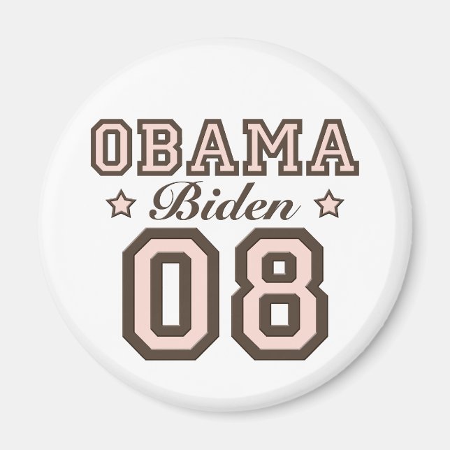 Obama Biden 08 Magnet (Framsidan)