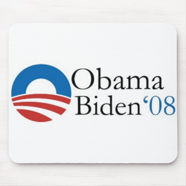 Obama Biden '08 Mousepad Musmatta (Framsidan)