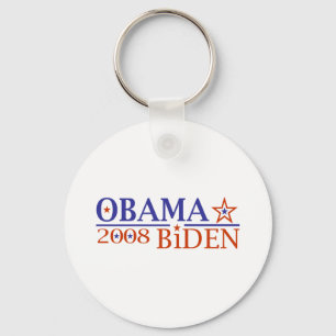 Obama Biden 08 Nyckelring
