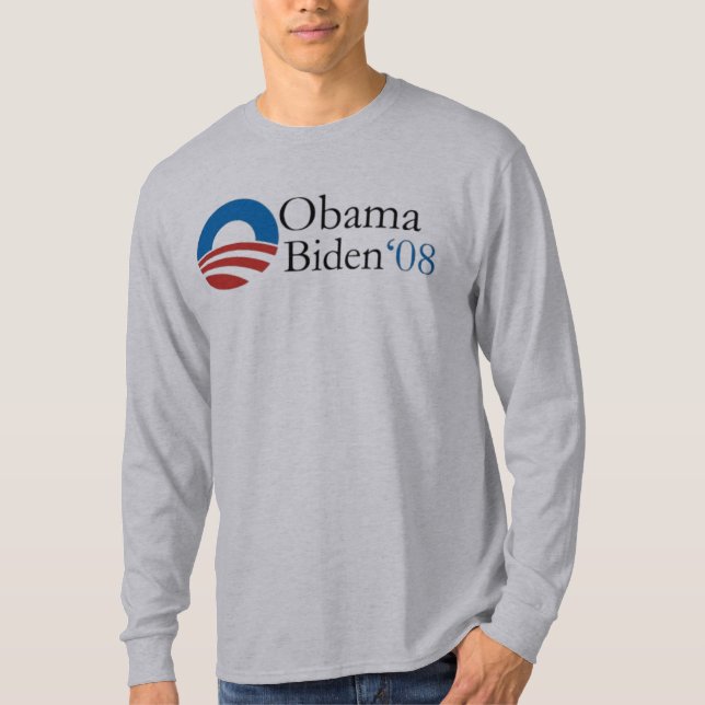 Obama Biden '08 skjorta Tee Shirt (Framsida)