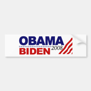 Obama Biden 2008 Bildekal