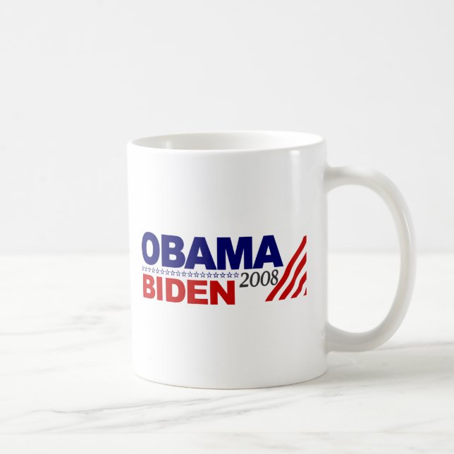 Obama Biden 2008 Kaffemugg (Höger)