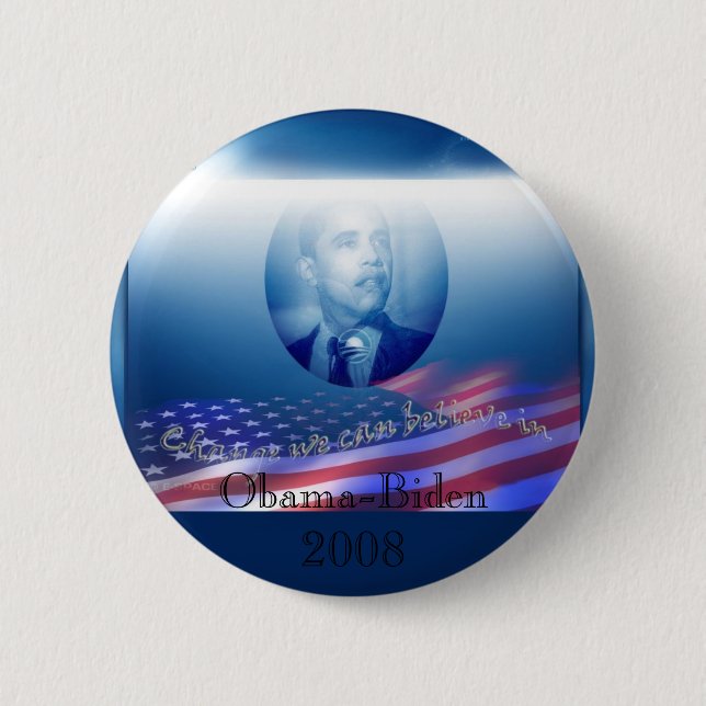 Obama-Biden 2008 Knapp (Framsida)