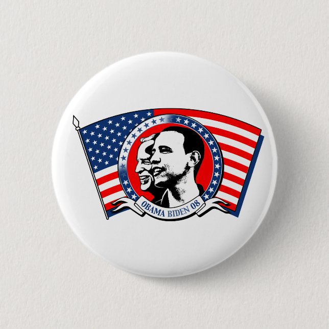 Obama Biden 2008 Knapp (Framsida)