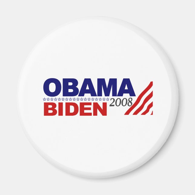 Obama Biden 2008 Magnet (Framsidan)