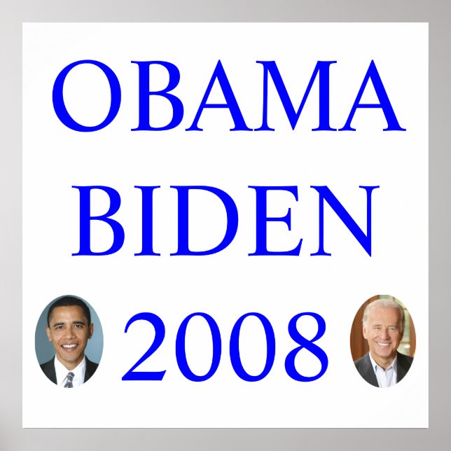 OBAMA BIDEN 2008 POSTER (Framsidan)