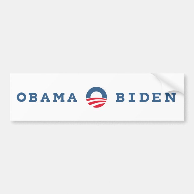 Obama/Biden 2012 Bildekal (Framsidan)