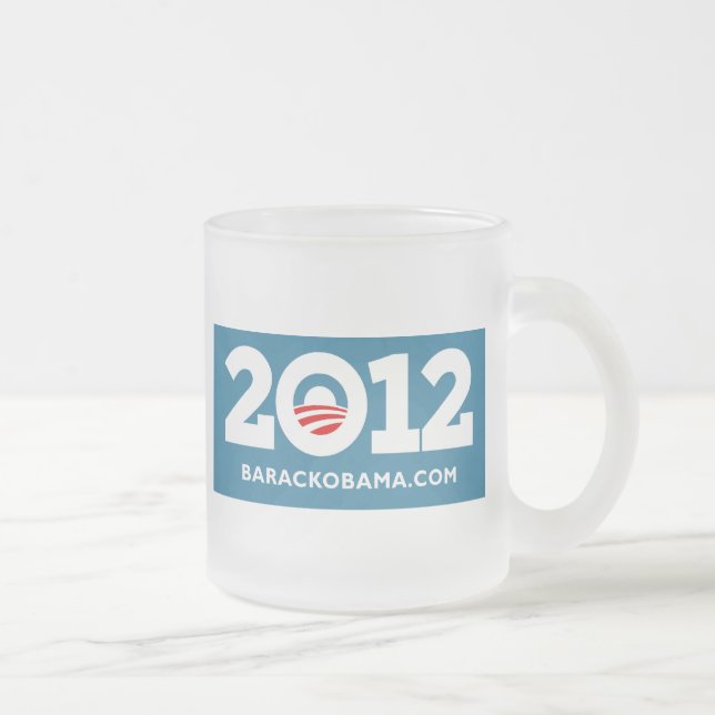 Obama Biden 2012 Frostad Glasmugg (Höger)