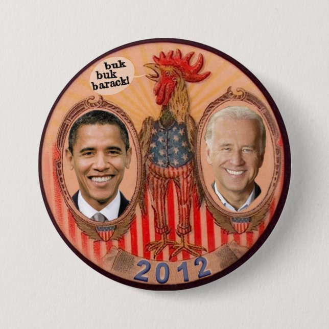 Obama/Biden 2012 Tupp Knapp (Framsida)