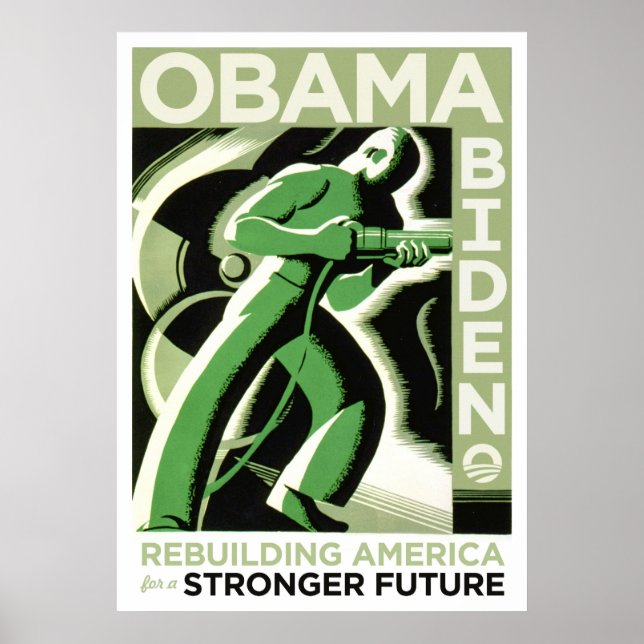 Obama/Biden: återuppbygga Amerika Poster (Framsidan)