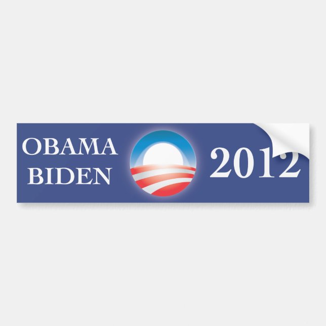 Obama & Biden bildekal 2012 (Framsidan)