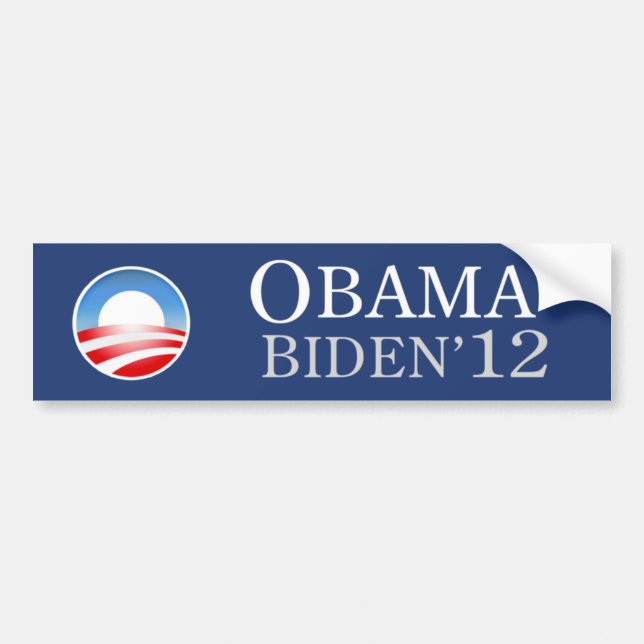 Obama Biden bildekal 2012 (Framsidan)