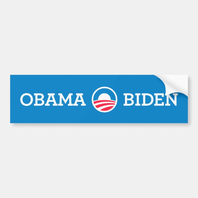 Obama Biden bildekal 2012 (Framsidan)