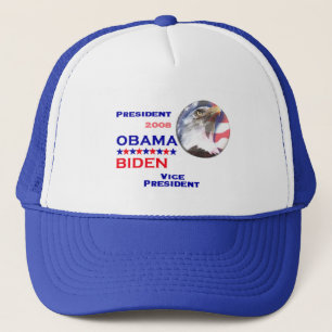 Obama Biden biljetthatt Truckerkeps