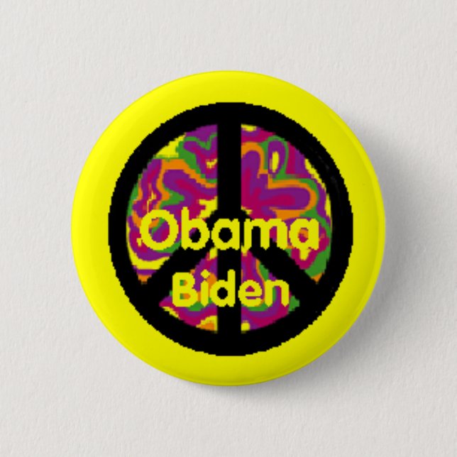 Obama Biden fred knäppas Knapp (Framsida)