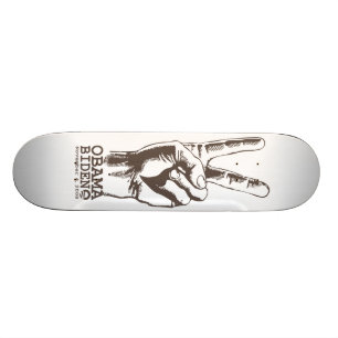 Obama Biden fredSkateboard Mini Skateboard Bräda 18,7 Cm