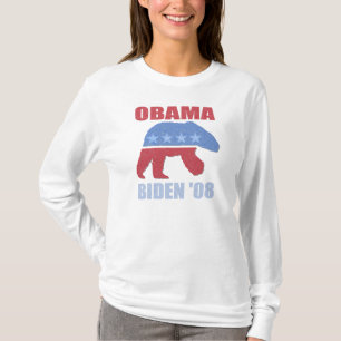 Obama Biden Isbjörn Kvinnor Hoodie Tee Shirt
