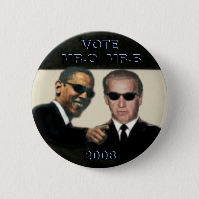 Obama/Biden knäppas Knapp (Framsida)