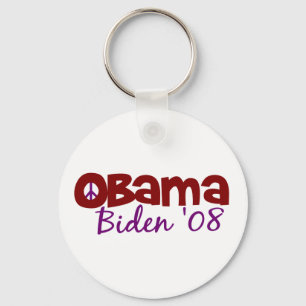 Obama Biden Peace Nyckelring